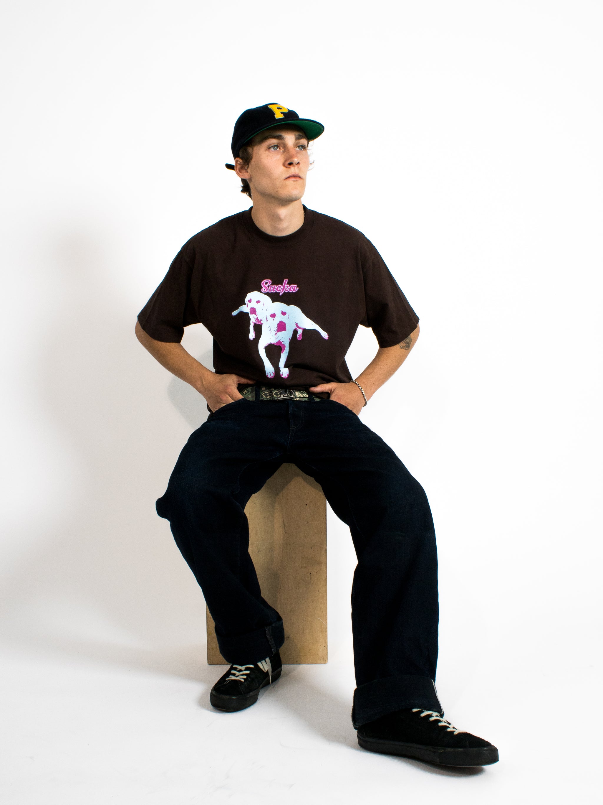 Sucka Signature Tee Brown