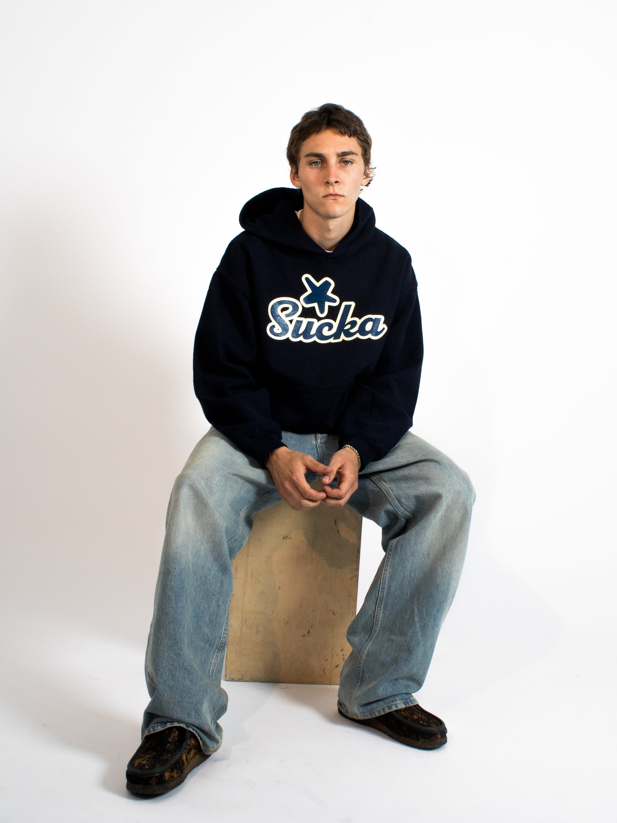 Sucka Star Hoodie - Navy