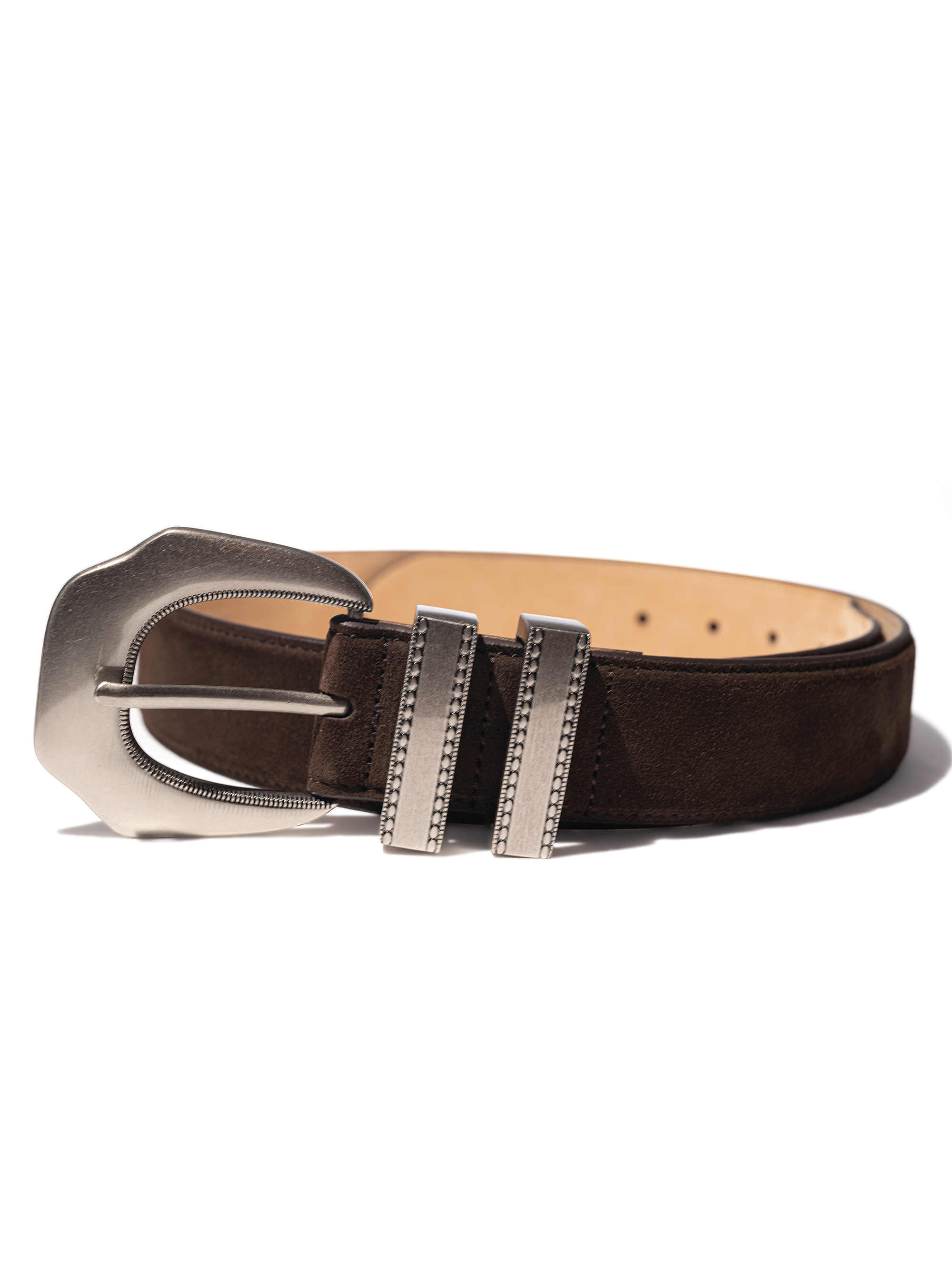 Brown Suede Belt