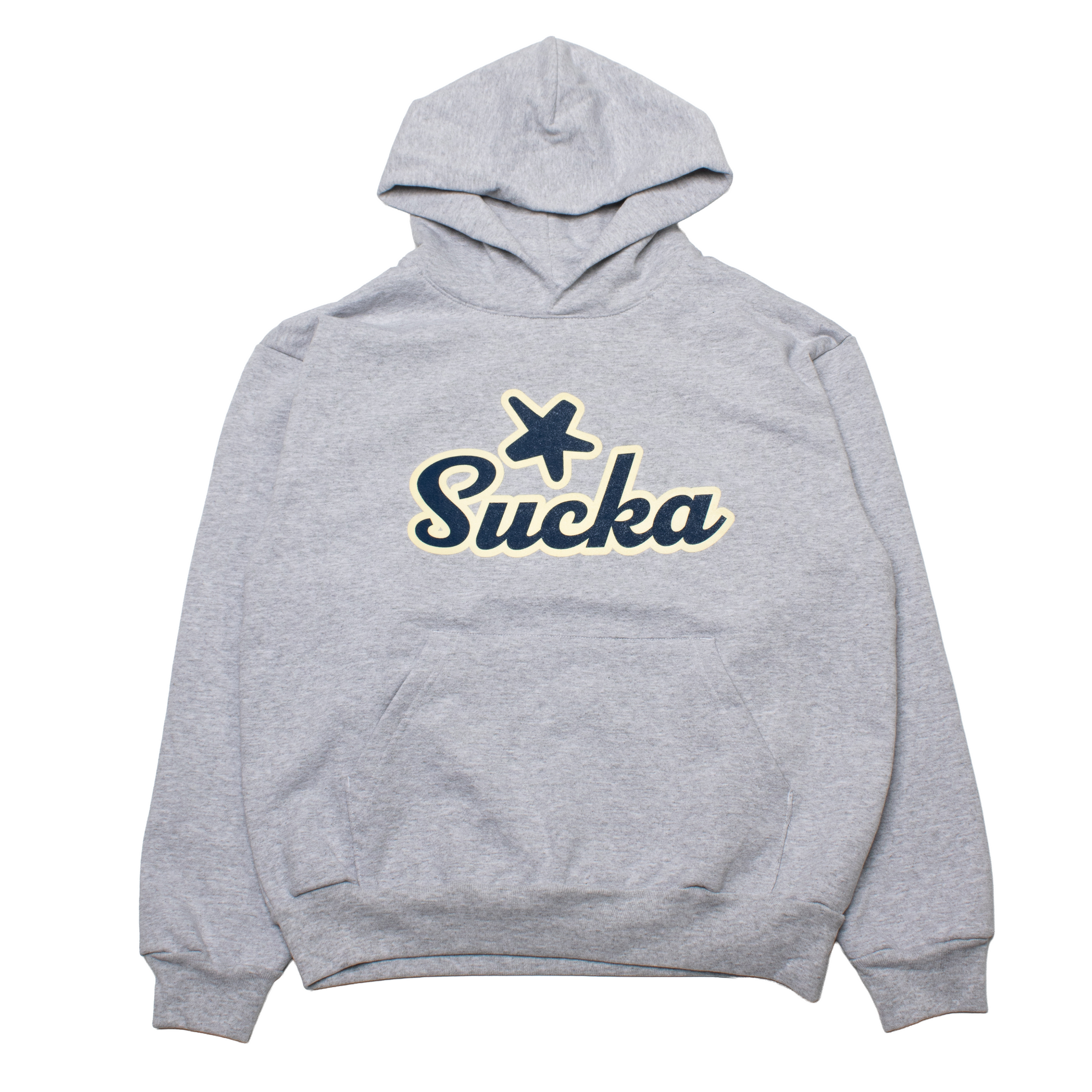 Sucka Star Hoodie - Heather Grey