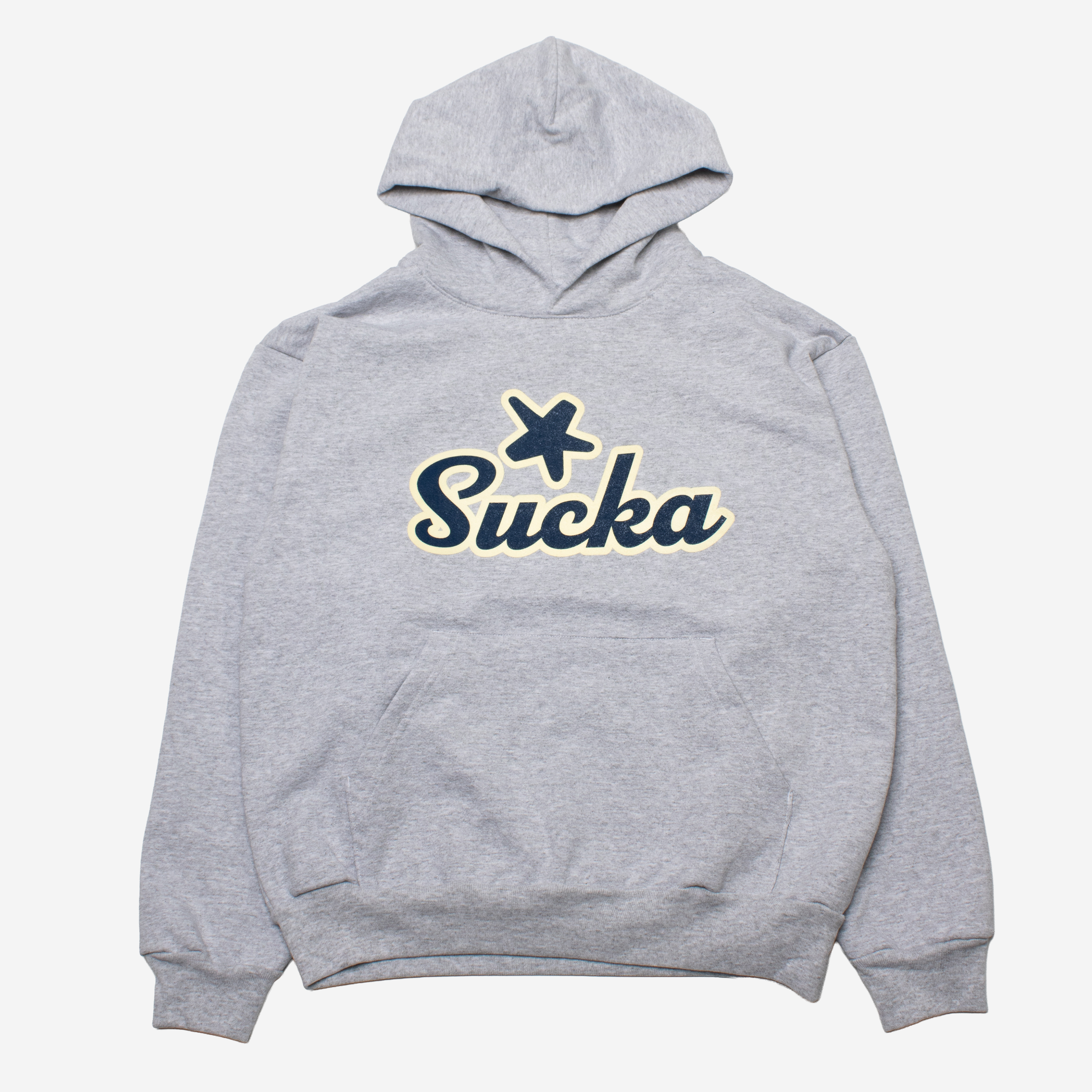 Sucka Star Hoodie - Heather Grey